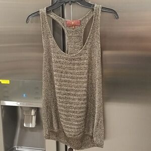 💕7 FOR ALL MANKIND💕 Metallic Knit Tank Top